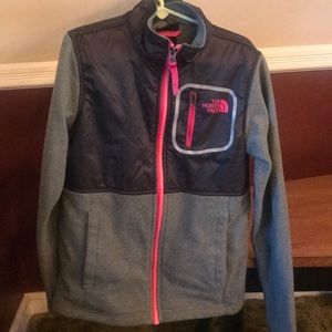 the Northface Girls Fleece jacket